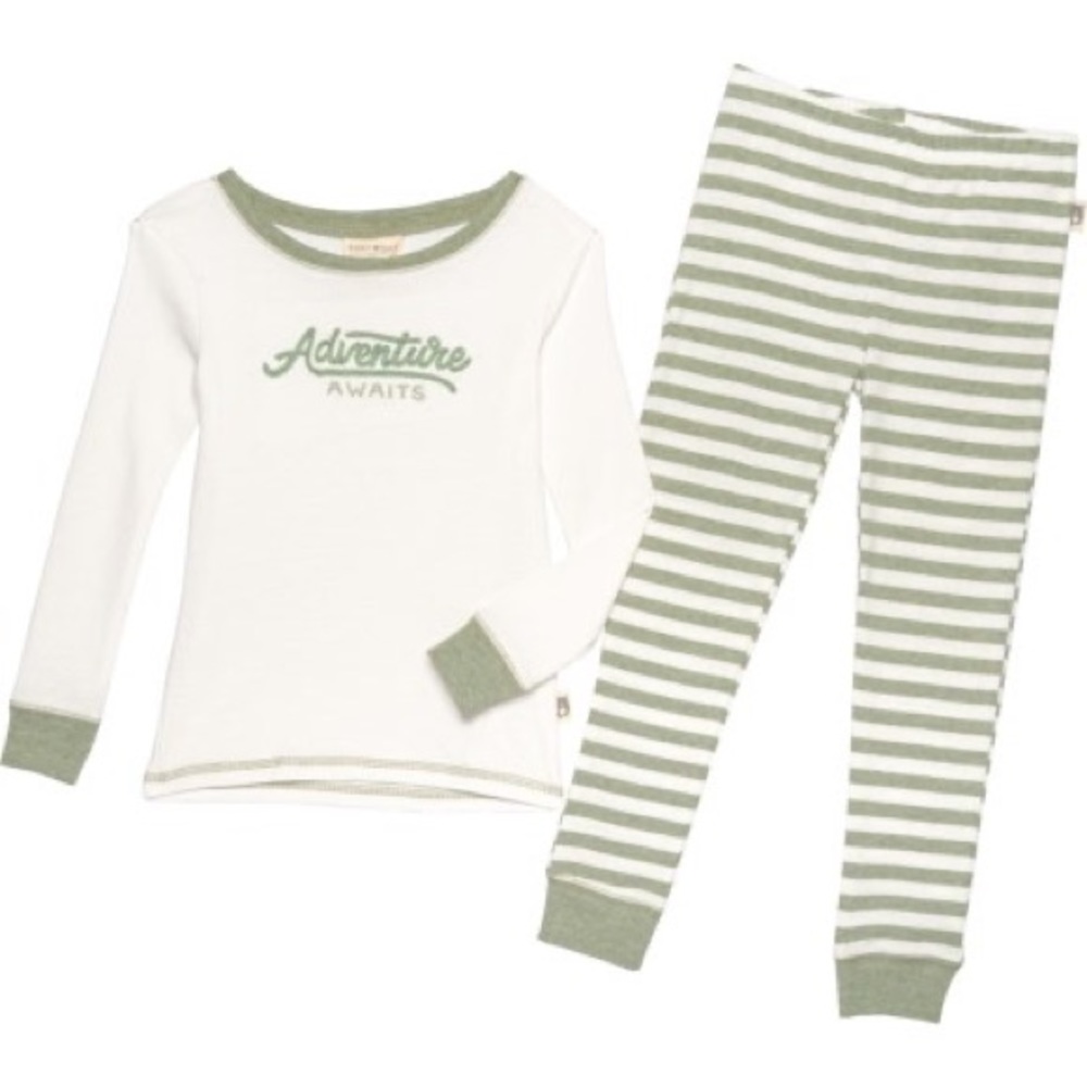 NWT Rabbit + Bear Organic Cotton Pajamas - Long Sleeve (For Toddler‎ Boys)